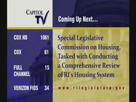 Thumbnail image for 2-5-2020  Special Legislative Commission on Housing, Tasked with Conducting a Comprehensive Review of RI's Housing System