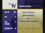 Thumbnail image for 5-12-2021 House Finance Subcommittee on General Government