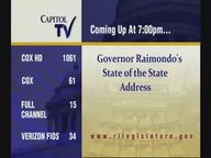 Thumbnail image for 1-15-19 Governor's State of the State Address
