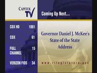 Thumbnail image for 1-18-2022  Governor Daniel J. McKee's State of the State Address - followed by the Republican Response