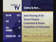Thumbnail image for 4-4-18  Joint Hearing of the Senate Finance Committee and Senate Committee on Education