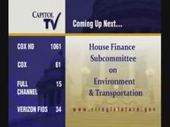 Thumbnail image for 4-6-2022 House Finance Subcommittee on Environment and Transportation
