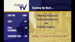 Thumbnail image for 3-21-19 House Finance Subcommittee on Public Safety