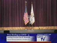 Thumbnail image for 8-5-2020 Governor's COVID-19 Press Briefing